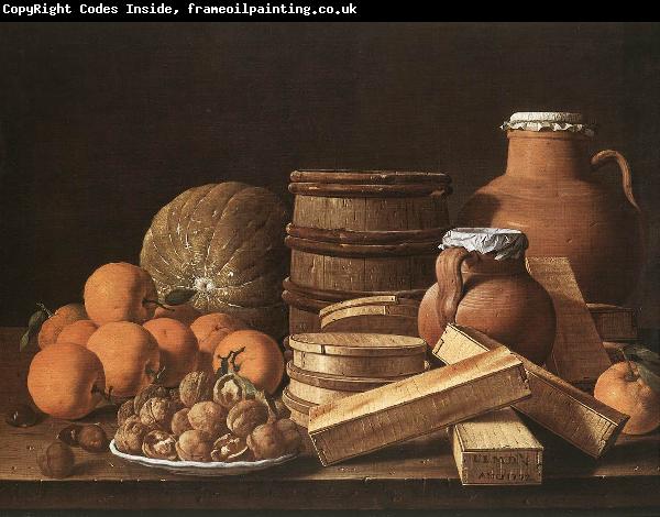 MELeNDEZ, Luis Still Life with Oranges and Walnuts ag
